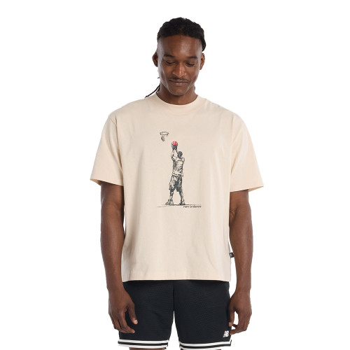 New Balance Ανδρική κοντομάνικη μπλούζα Hoops Player Graphic T-Shirt